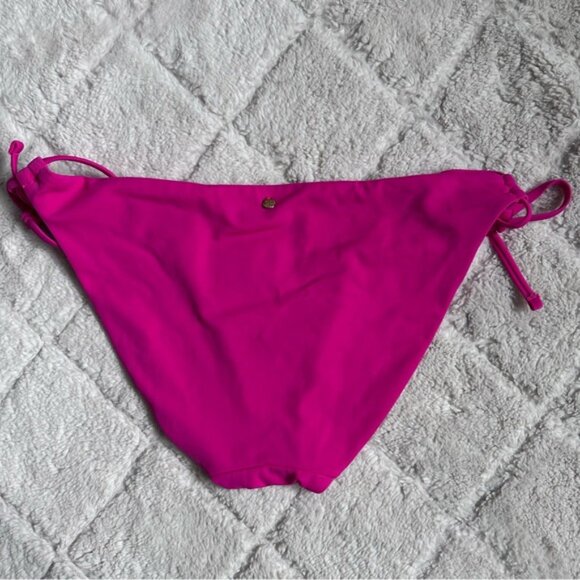 Victoria's Secret | Lotus Pink Side Tie Bikini Bottoms | Size Medium - Picture 3 of 7
